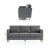 Hana 78" Square Arm Sofa-1537827125