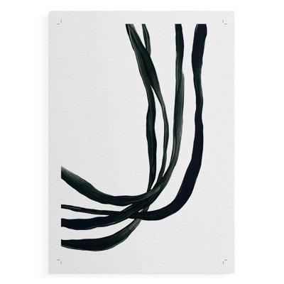 Onyx Ribbon I - Impression sur toile seulement - NON CADRE