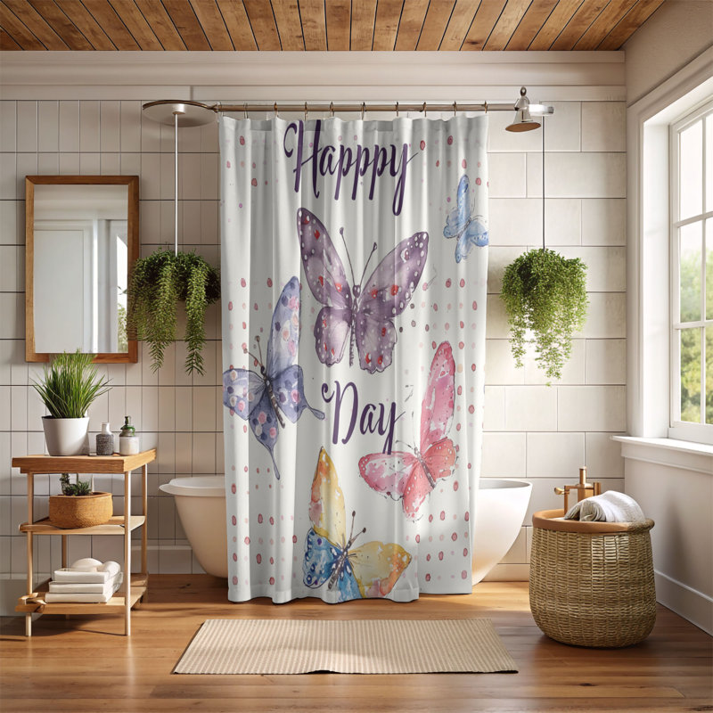 Rideau de douche Heartfelt Mom Day - Premium, H 74 po x l 71 po