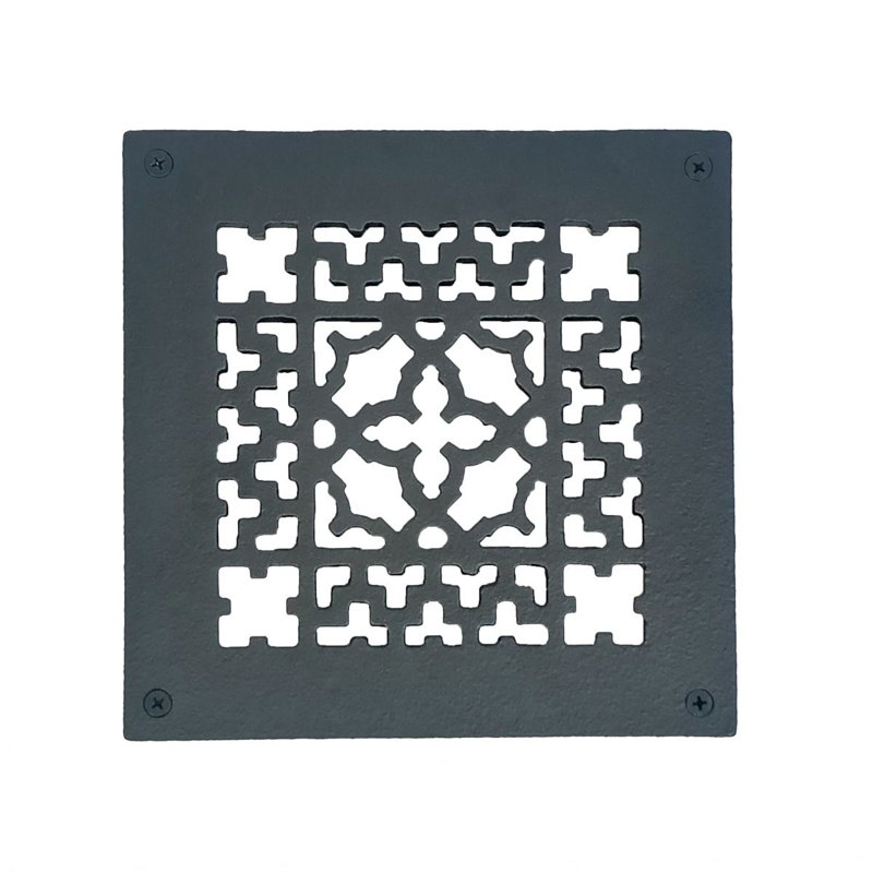 Grille 6 po x 6 po, Ouverture dans le mur (avec trous et vis)