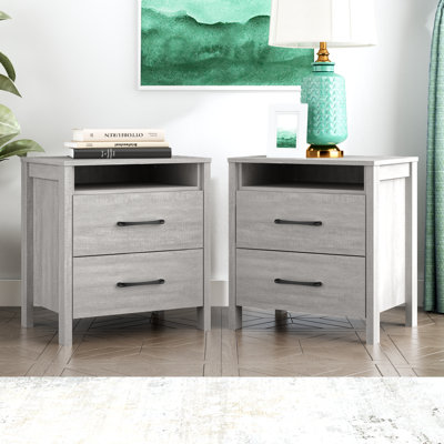  Allysyn 22.7" 2 Drawer Nightstand