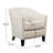 Aous Faux Leather Barrel Chair-1207868268