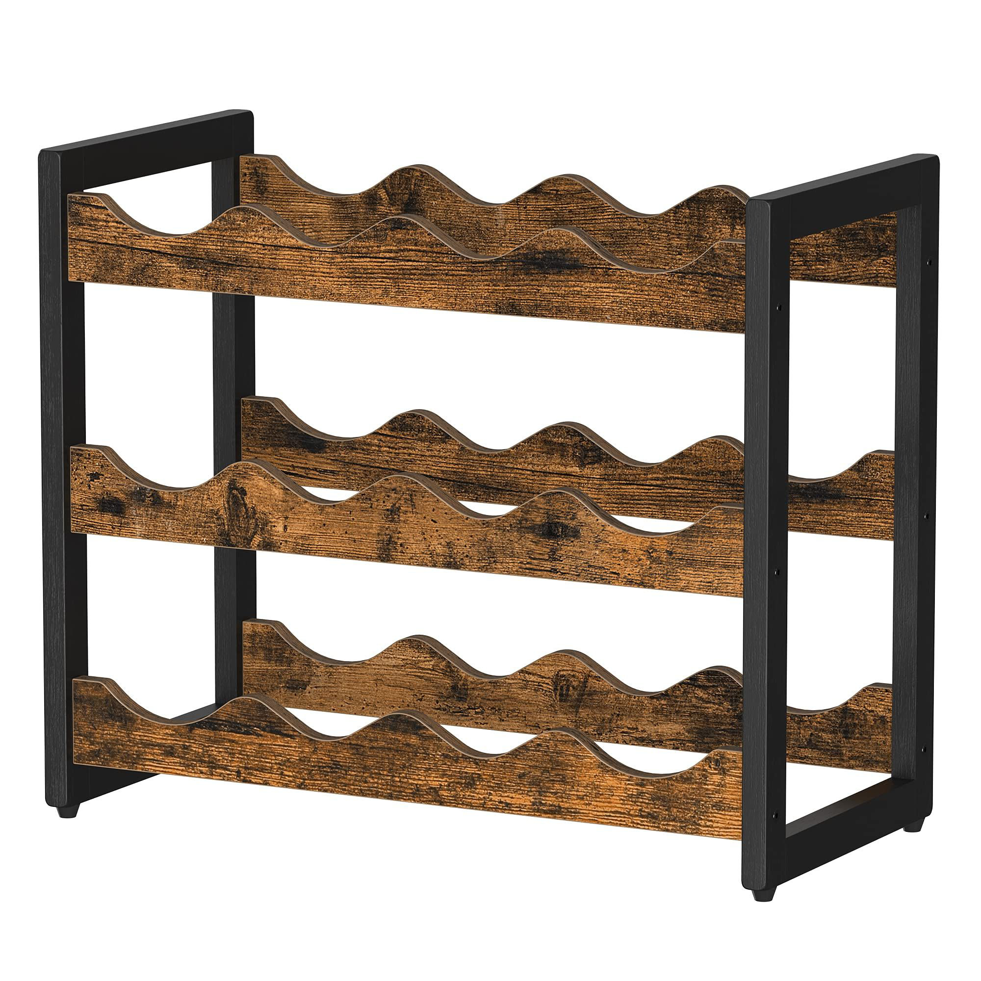 12 bottle best sale wine rack wood