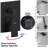 Male NPT Shower System, 12 Inch Shower Fixtures Rain Shower Head With Handheld Shower Spray, Wall Mount Shower Faucet Set For Bathroom(Pressure Balance Shower Trim Valve Kit Included)