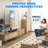 Universal Swivel TV Stand for 27-50 55 60 Inch TVs |Glass Base