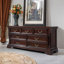 Buffet décoratif en bois de noyer foncé