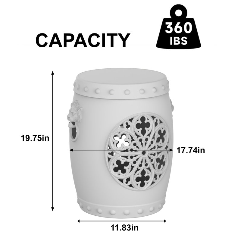Tabouret d'appoint en résine