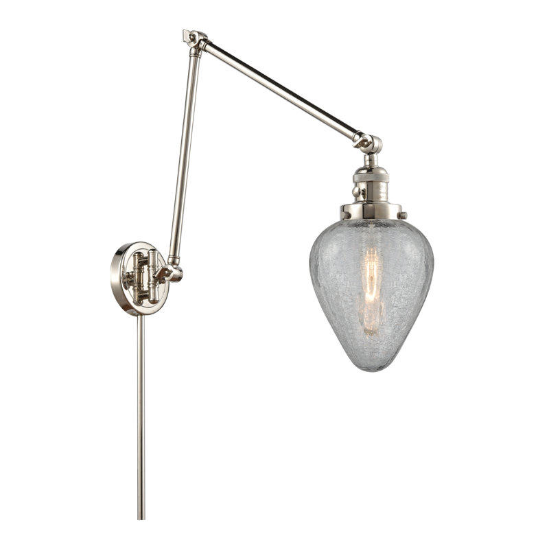 Shauna Swing Arm Sconce, Matte Black