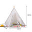 Downey Freeport Park 120cm W x 120cm D Indoor Fabric Triangular Play Tent