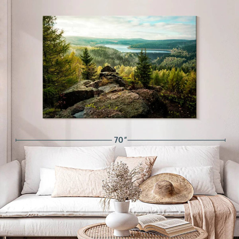 View Of Dam Flaje, 34" H x 51" W