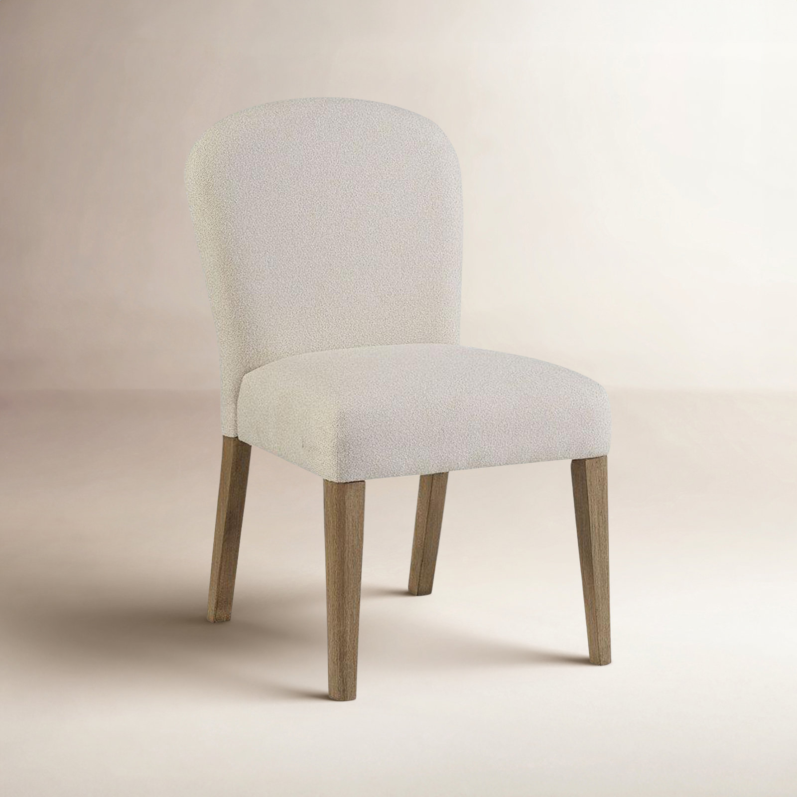 Marielle Dining Chair, Beige Wood