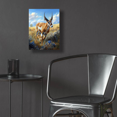 Antelope' by Momart Acrylic Glass Wall Art