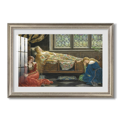 The Sleeping Beauty, 1921-John Collier-Custom Framed Canvas
