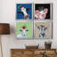 «Playful Nature», ensemble de 4 cadres photo sur toile-1490637131-1490637133