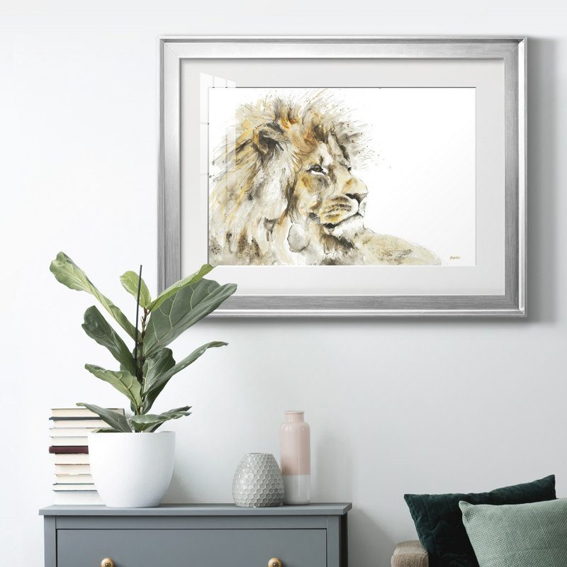 SAVANNAH I, impression, H 18 po x l 24 po x P 1 po, Encadrement argenté