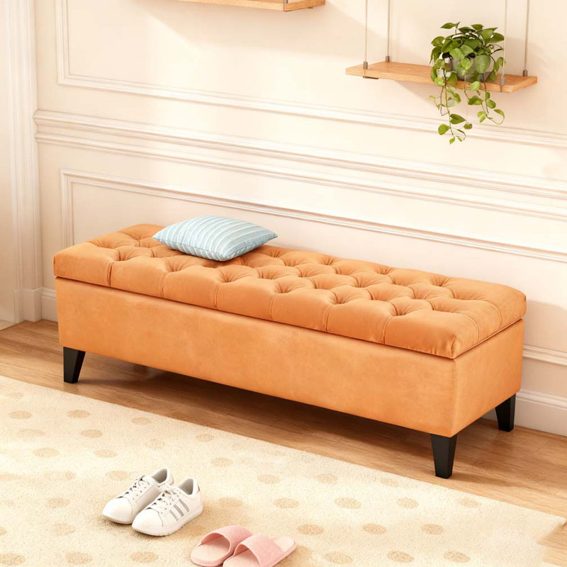 BANC DE RANGEMENT, Orange