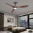 (set Of 2) 52" Blade Led Propeller Ceiling Fan With Remote Control-750496123