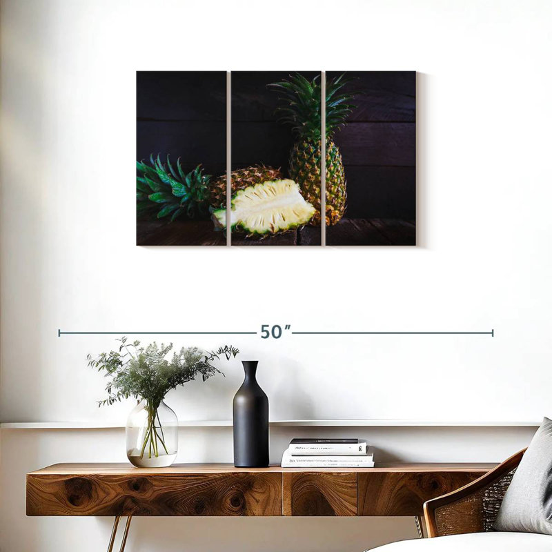 Yarlin Delicious Pineapple, 20" H x 33" W