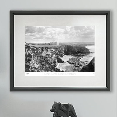 Carlyon Bay, the Carlyon Bay Hotel 1930 1 Piece Single Picture Frame Wall Art