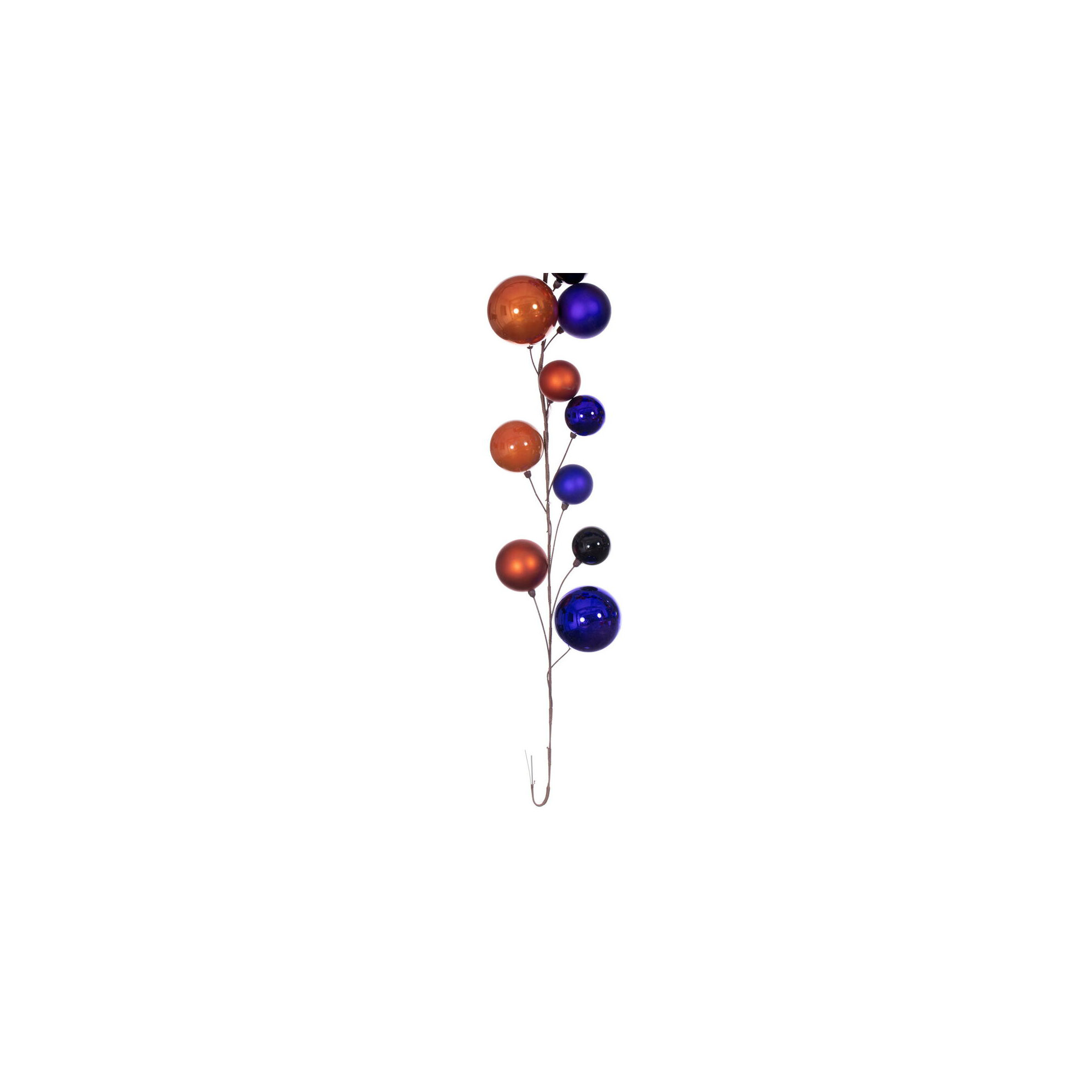 120'' in. Garland, Purple/Orange/Black