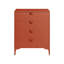 4 Drawer Chest Andreita Metal Golden Brown