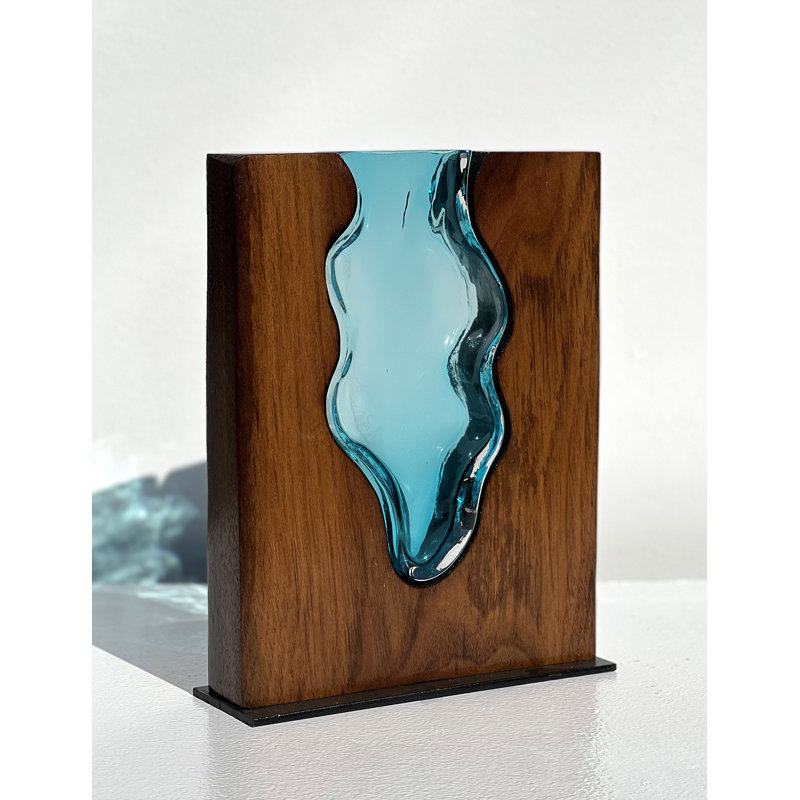 Handmade Wood Table Vase