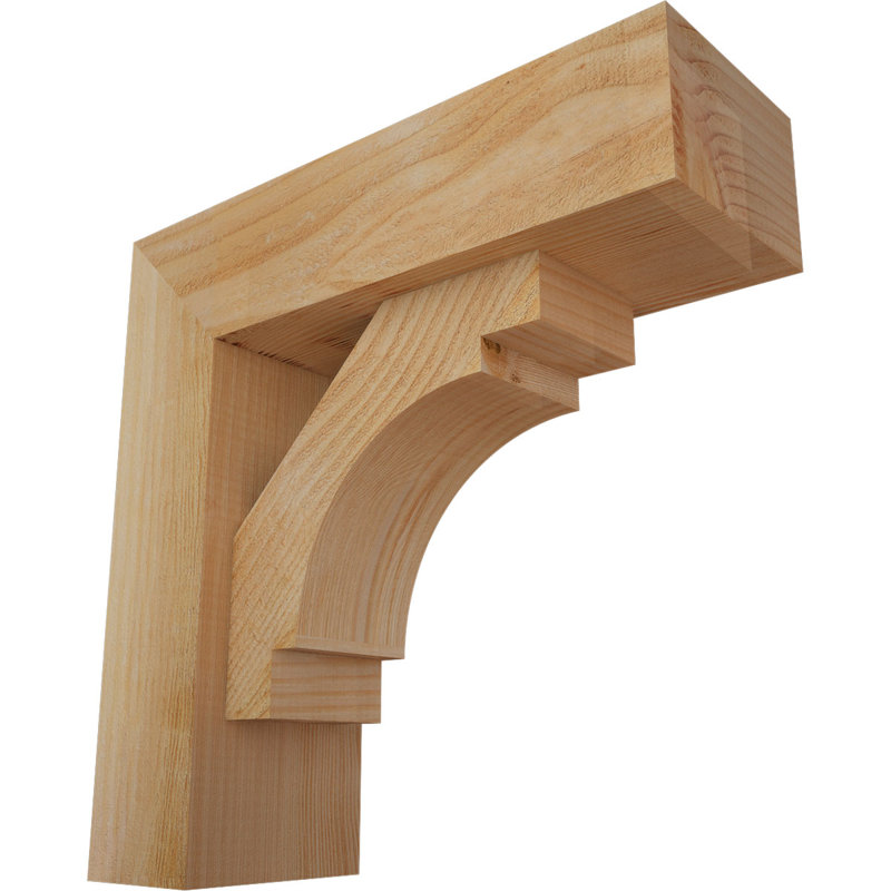 Support Merced Block avec support décalé, 18 po x 18 po, Sapin Douglas de l 6 po (scié brut)