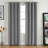 Damara Curtain Panel 2pcs Set 54"W X 95"L