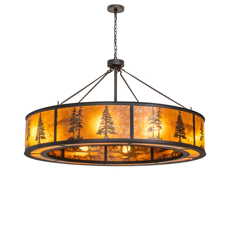 8 - Light Wrought Iron Pendant