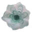 Bol décoratif en forme de fleur Swirl - bol décoratif en verre moderne - centre de table élégant pour la décoration de salle à manger ou de table basse - bleu-55294425