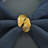 Gold Napkin Rings Set of 4 Stylized Overlapping Leaf Design for Elegant Dining Table Decor