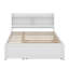 Lit plateforme avec lit gigogne et tablettes de rangement-86914852-132565647