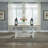 Keswick 5 Piece Trestle Dining Table Set w/ 18" Butterfly Leaf-102145302-102145300