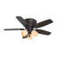 44" Durant 5 - Blade Flush Mount Ceiling Fan with Pull Chain and Light Kit Included-448503104