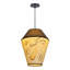 Luminaire suspendu conique 1 lumière avec motif-1080055280