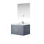 30 po Meuble-lavabo gris foncé avec marbre, robinet inclus, miroir à DEL et magnifique robinet d'appoint-1728377922