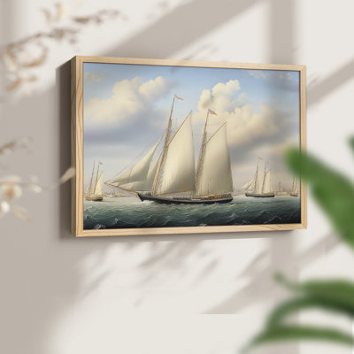 Nautical Series-CXVI -Framed Print - Restickable