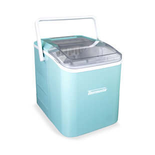 Thermostar 26-Pound Automatic Self-Cleaning Portable Countertop Ice Maker Machine With Handle
