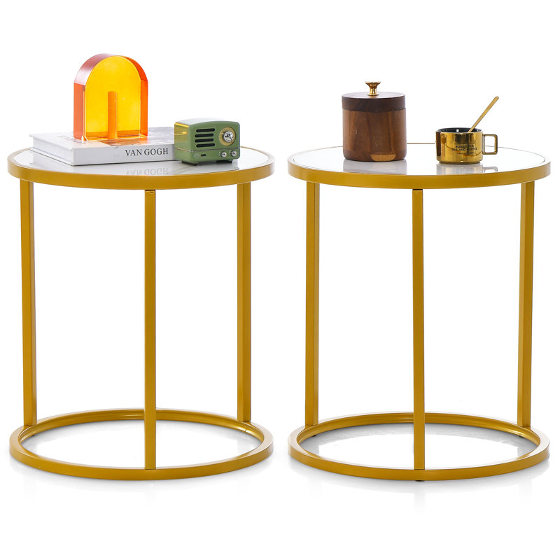 Lisinski 50 cm W Steel Bedside Table