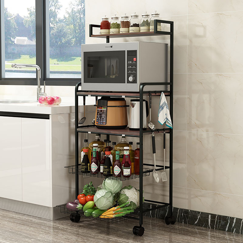Étagère de boulanger standard en acier 22,83 po compatible avec les micro-ondes