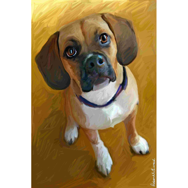 Puggle Bright Delight, H 18 po x l 12 po