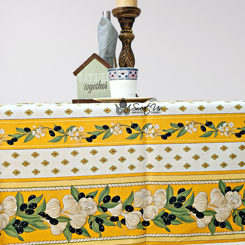 Nappe rectangulaire en coton
