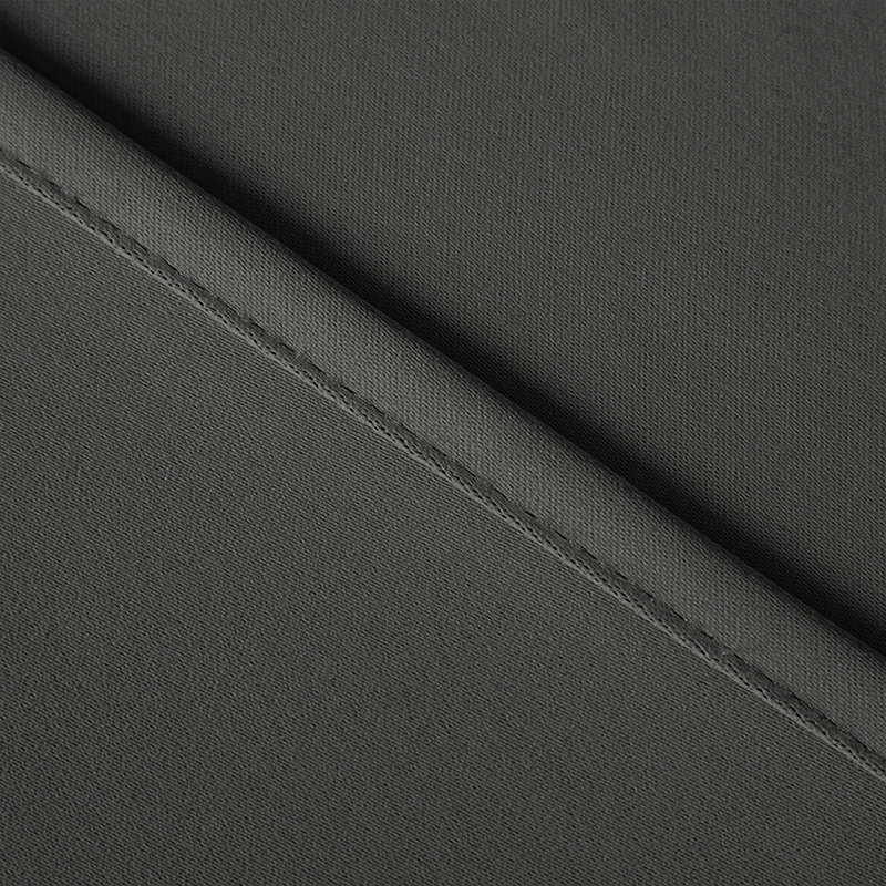 100% Room Darkening Blackout Eyelet Thermal Curtain, 117cm Width X 137cm Height, Dark Grey