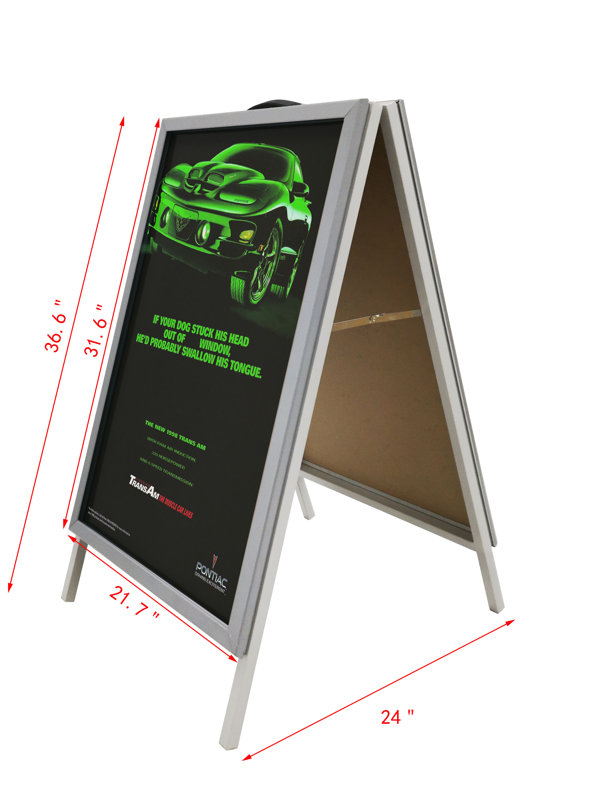 Yescom Sidewalk Poster Stand Snap Frame