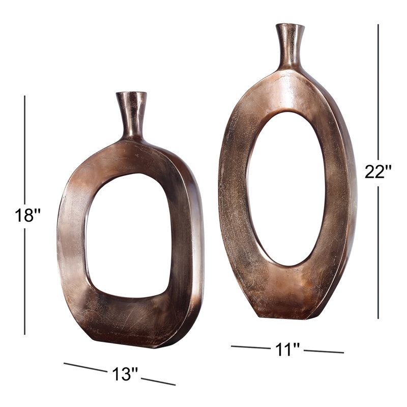 Kyler Textured 2 Piece Sculpture Set