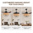 48" Boho Ceiling Fan with Light Kit, Woven Rope Shade Farmhouse Ceiling Fan with Remote Control, Quiet Reversible DC Motor