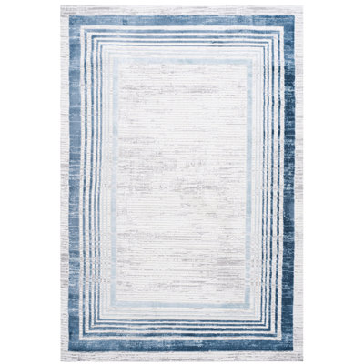 Tapis bleu élégant / sans perte de teinture, pour la salle à manger et le bureau, teinture bleue sans perte de couleur, vestibule doux pour la chambre à coucher