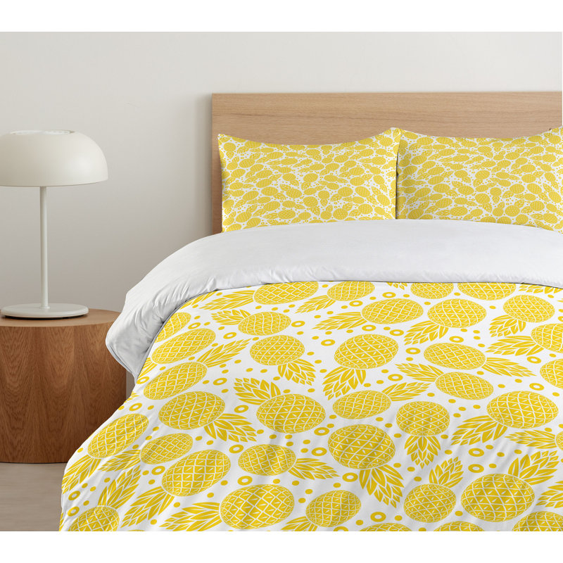 Coastal Floral Duvet Cover, King