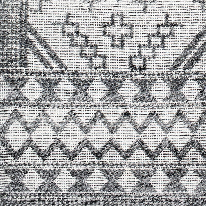 Geometric Area Rug, Dark Gray, Rectangle 2' x 3'