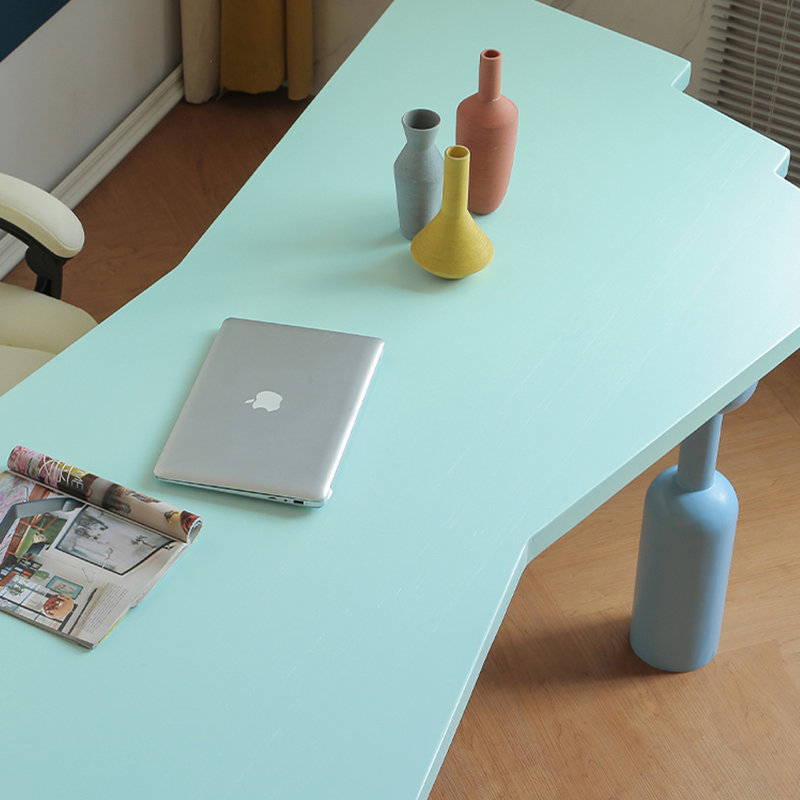 Bureau en bois de frêne coloré Creative Design, H 29,52 po x l 55,11 po x P 31,49 po
